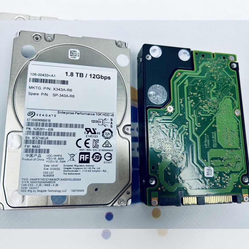 [X343A] Жесткий Диск Sas Seagate 1.8tb Hdd X343a
