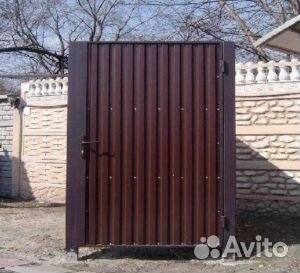 Забор из профнастила под ключ