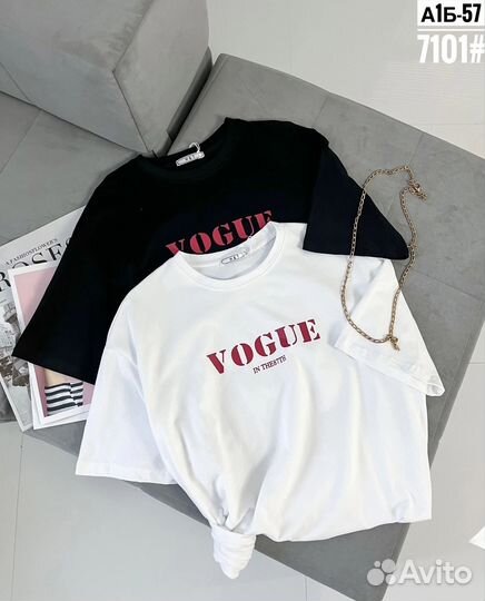 Футболка Оверсайз vogue