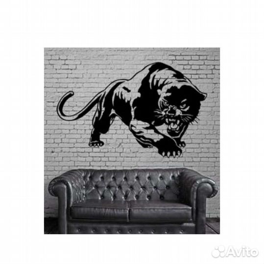 Панно на стену черная пантера