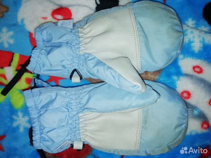 Краги варежки на 2 года