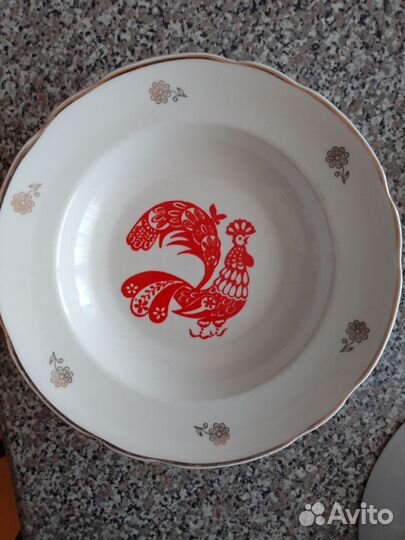 Фарфоровые тарелки СССР