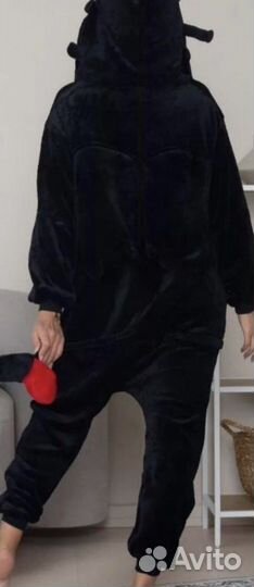 Кигуруми дракон беззубик чёрное новое