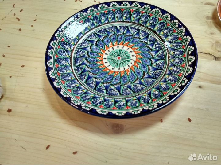 Тарелка ручной работы