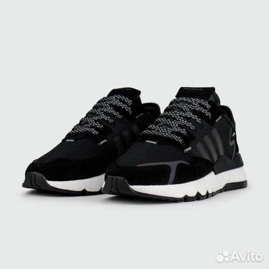 Кроссовки Adidas Nite Jogger Black / White