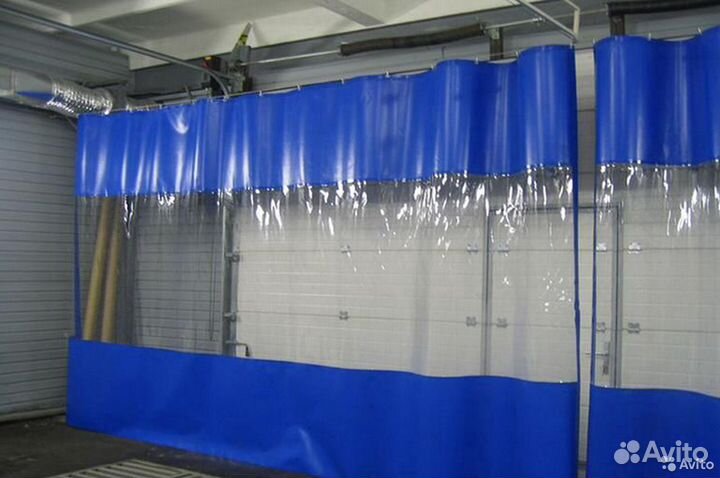 Перегородки пвх/шторы для автомоек