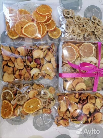 Сушенные яблоки. Фруктовые чипсы фрипсы