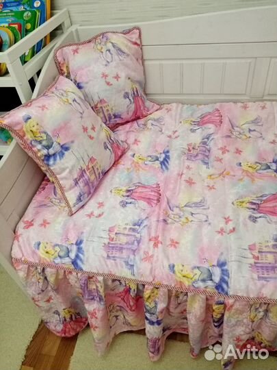 Комплект шторы и покрывало+ 2 наволочки на подушки