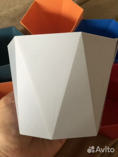 Цветочный горшок кашпо геометрической формы