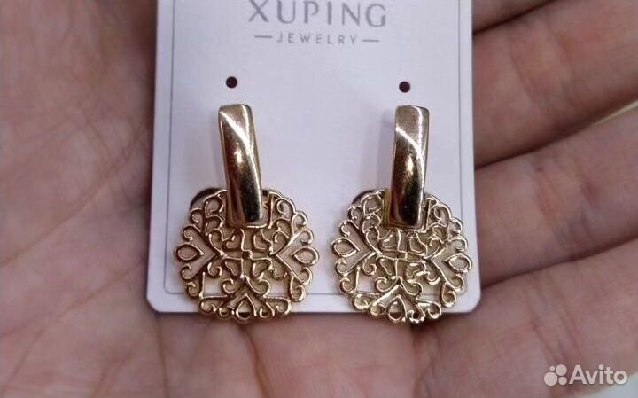 Серьги медицинский сплав