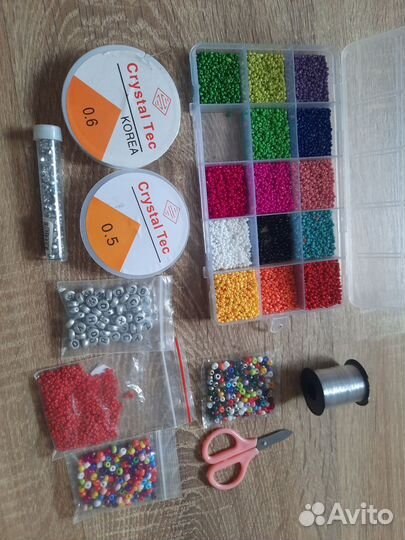 Набор для хобби, рукоделия, бисер и принадлежности