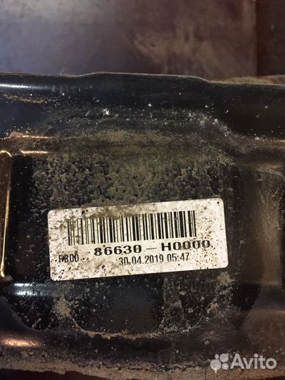 Усилитель заднего бампера Kia Rio 4