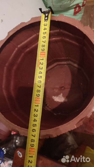 Большой горшок для цветов пластик