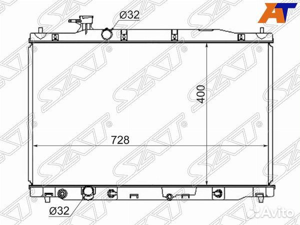 Радиатор honda CR-V