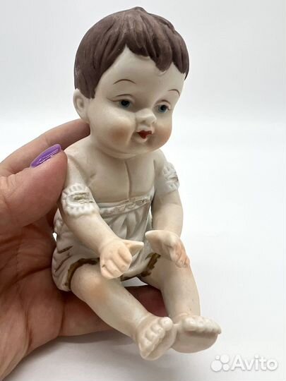 Пупс бисквит фарфор Япония 40-е гг
