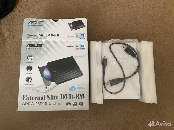 Оптический привод DVD-RW asus sdrw-08D2S-U