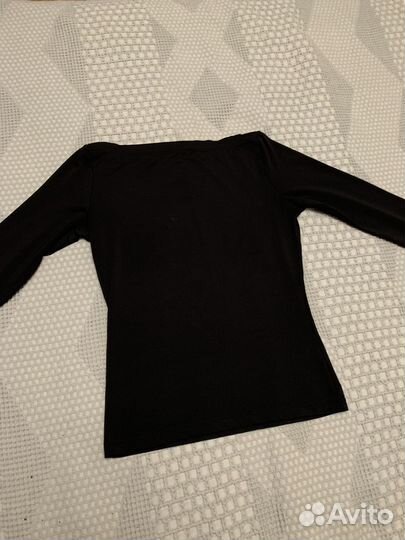 Лонгслив женский черный, 42, Kikiriki, Турция