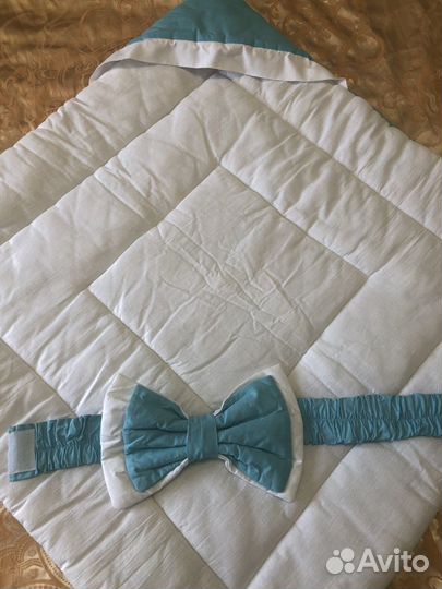 Конверт одеяло на выписку весна осень