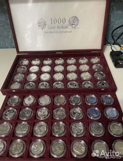 Серебрянные монеты молодая Россия