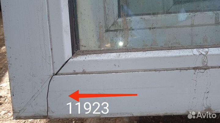 Пластиковое окно Б/У 1620(в)х2530(ш)