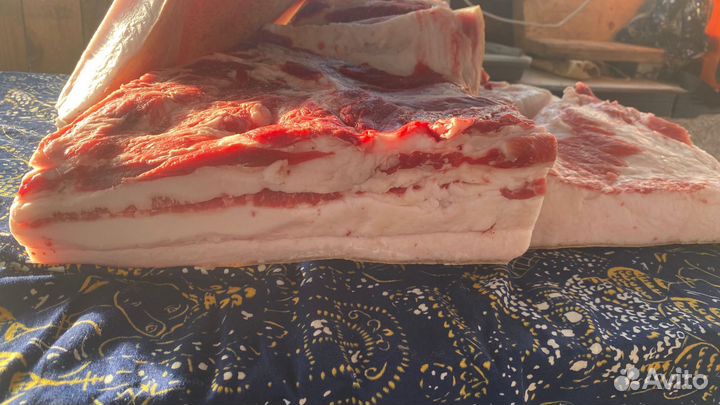 Сало домашнее несолёное