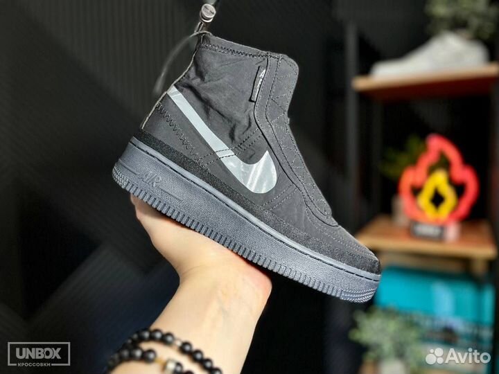 Кроссовки Nike Air Force 1 High Shell Black