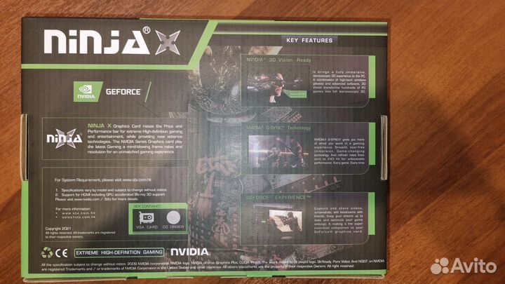 Видеокарта Nvidia GTX1660Ti Sinotex Ninja