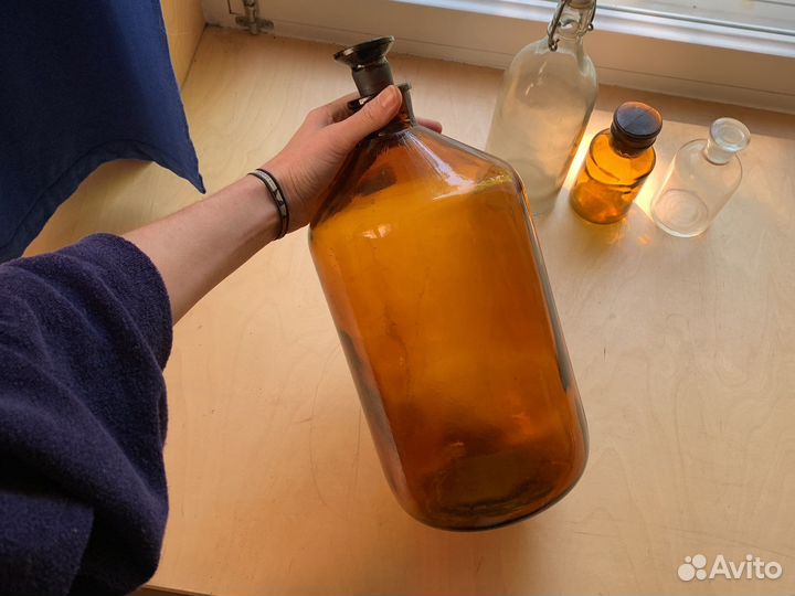 Стеклянные бутылки винтаж