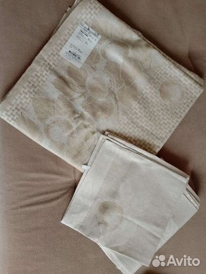 Скатерть хлопок лен