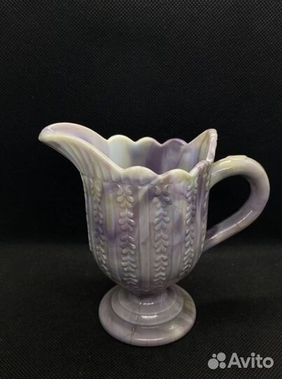 Молочник. Сливочник. Глушенное стекло. 18 век