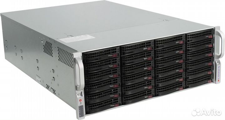 Сервер supermicro 24 дисков(E5 2697v2*2, 128 gb)