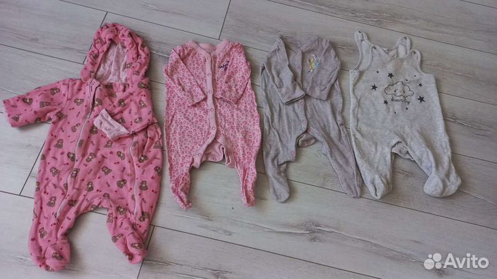Вещи пакетом на девочку от 3 до 6 мес