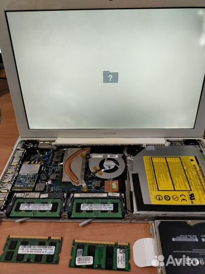 Macbook 2006 год a1181 разбор