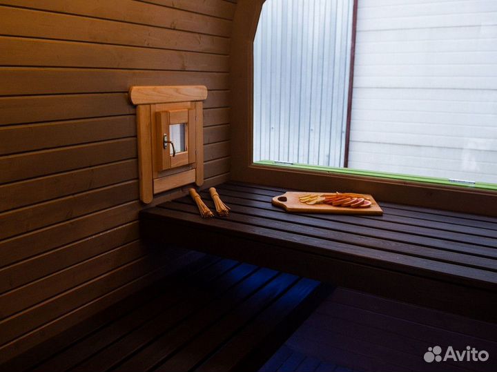 Баня Квадро на прицепе