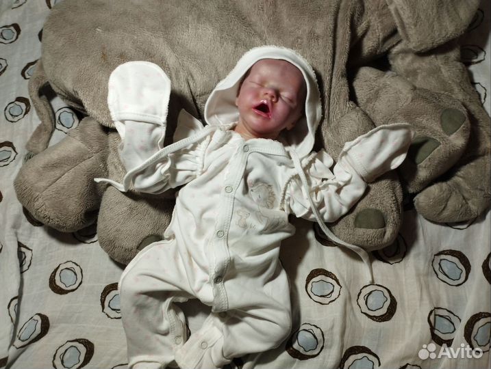 Кукла реборн Twin A (окрашена но не закреплена)