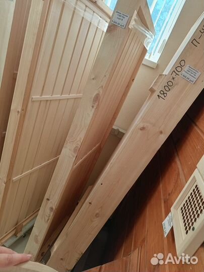 Дверь для бани, сауны стеклянная, деревянная