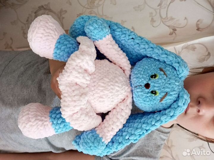 Мягкая игрушка заяц ручная работа