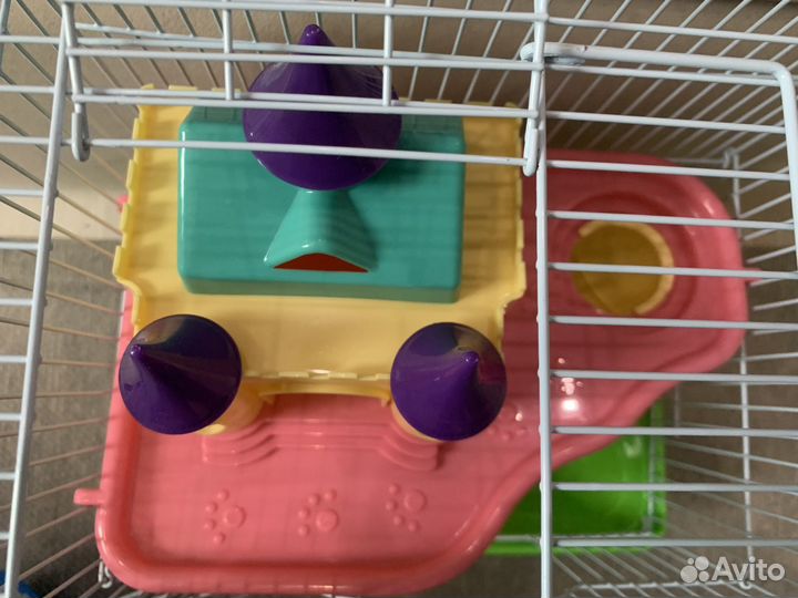 Клетки для хомяков двух этажная и одна этажная