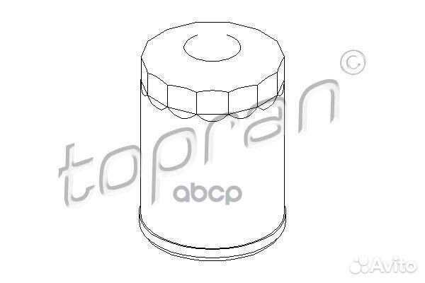 Фильтр масляный (замена для HP-107505756) 10750