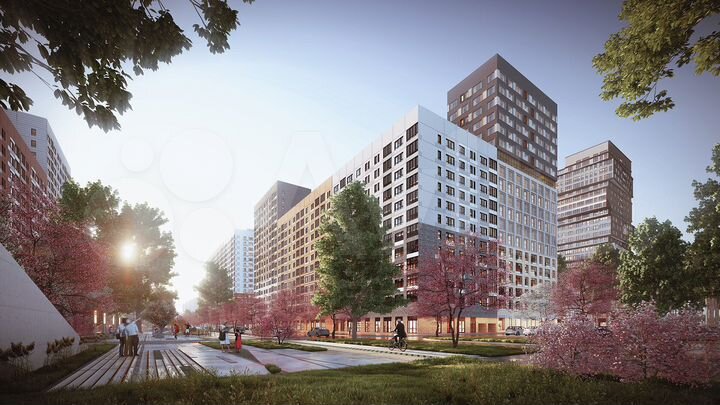 2-к. квартира, 57,2 м², 8/17 эт.