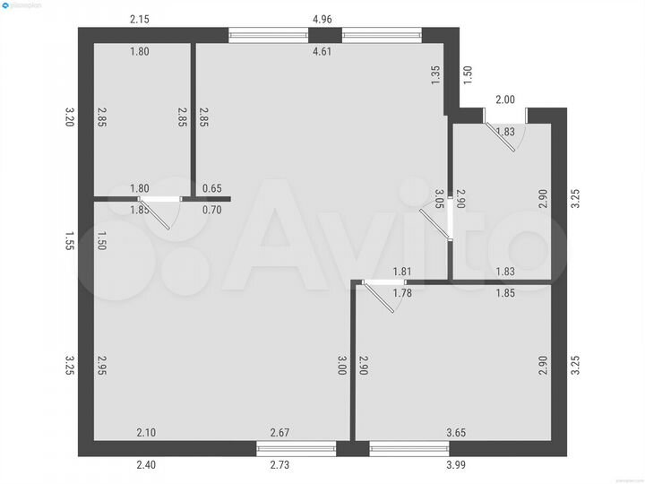 Таунхаус 120 м² на участке 2 сот.
