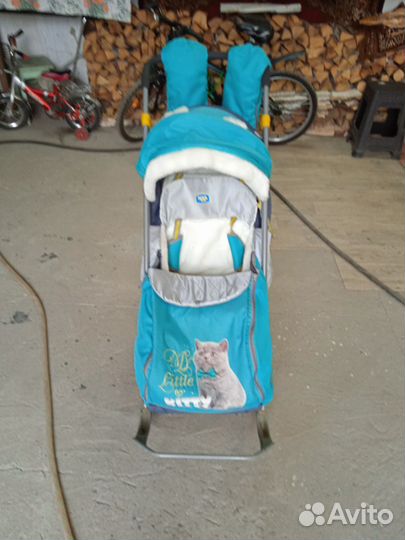 Коляска санки