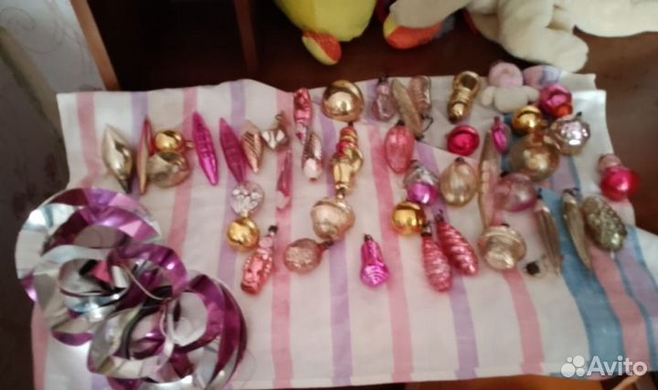 Новогодние елочные игрушки СССР