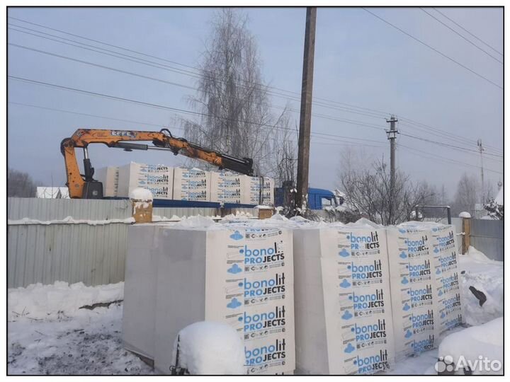 Пеноблок перегородочный Бонолит