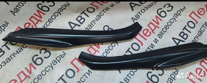 Клыки заднего бампера Лада Гранта