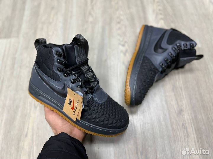 Зимние Кроссовки Nike Lunar Force 1 Duckboot Grey