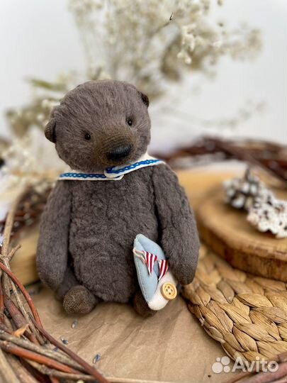 Коллекционный тедди мишка