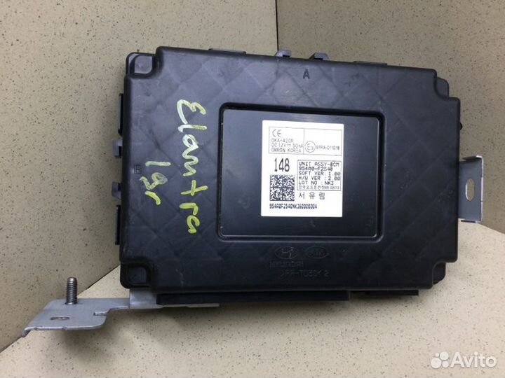 Блок электронный Hyundai Elantra AD G4FG 2019