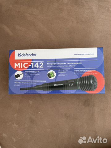 Микрофон безпроводной defender mic-142 купить в Москве | Электроника ...