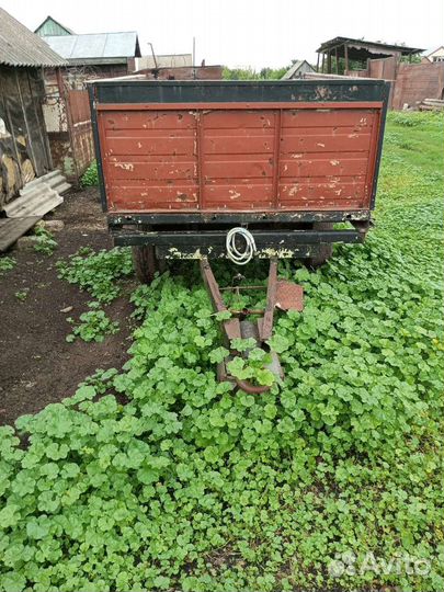 Телега на трактор, плуг и распахиватель картофеля